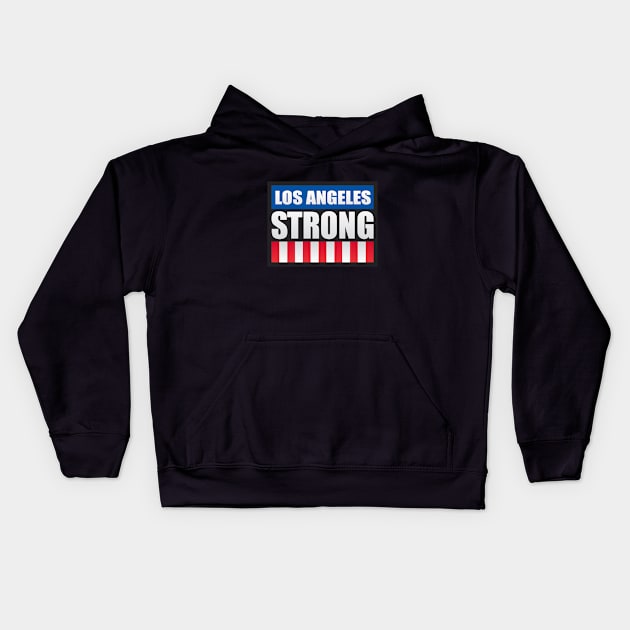 Los Angeles Strong Kids Hoodie by Dale Preston Design